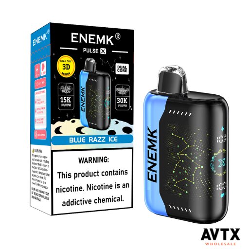 ENEMK PULSE X BLUE RAZZ ICE 30K