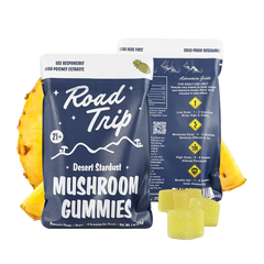 ROAD TRIP MUSHROOM GUMY PINEAPPLE 28GM|608539101702|Pack Of|10