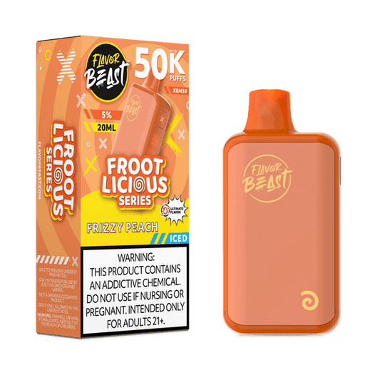 FLAVOR BEAST 50K|FLAVOR BEAST XBM50 FRIZZY PEACH 50K|827152235988