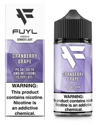 FUYL DINNER LADY CRANBERRY GRAPE 6MG 100ML