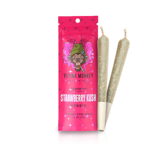 FLYING MONKEY PREMIUM PROLL STRAWBERRY KUSH 1GM