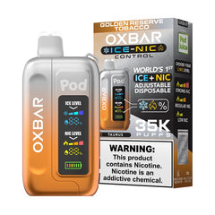 OXBAR GOLDEN RESERVE TOBACCO ICE NIC 35K|831350001177|Pack Of|5