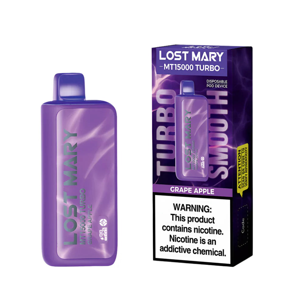 LOST MARY MT GRAPE APPLE 15K|5056716405450|Pack Of|5