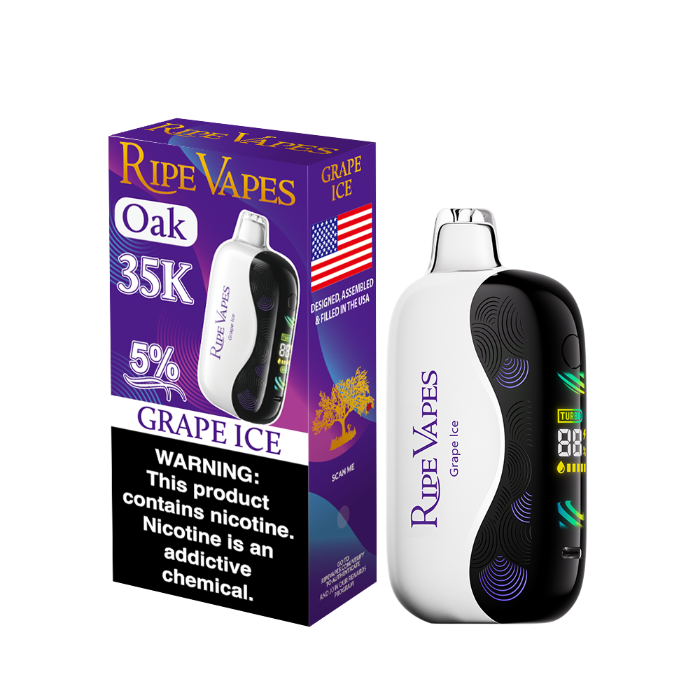 RIPE VAPES OAK 35K|RIPE VAPES OAK GRAPE ICE 35K|735380021498