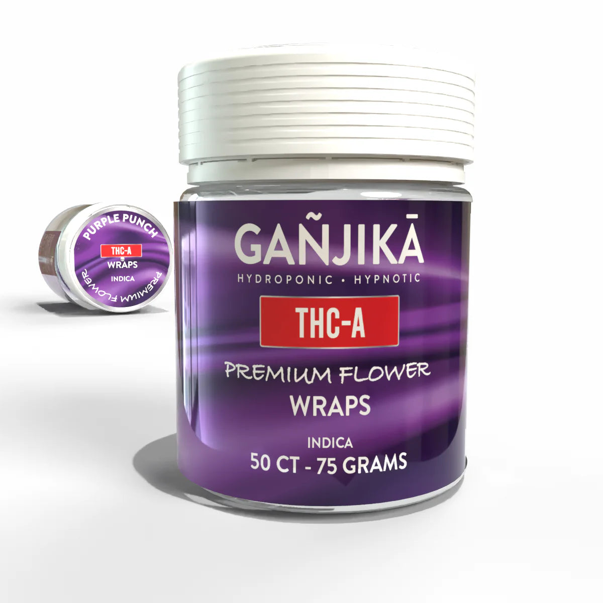 GANJIKA WRAPS PURPLE PUNCH INDICA 50CT|168749918113|Pack Of|50