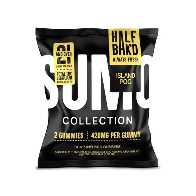 HALF BAKD SUMO GUMY D9 GUMY ISLAND POG 420MG|850065626468|Pack Of|30