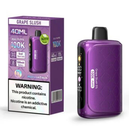 HORIZON TECH GRAPE SLUSH 100K|6971648227965|Pack Of|5