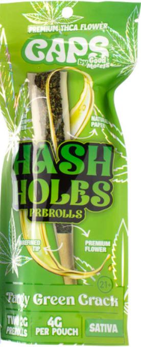 CAPS HASH PREROLLS TANGIE GREEN CRACK SATIVA 4G|700433944413|Pack Of|1