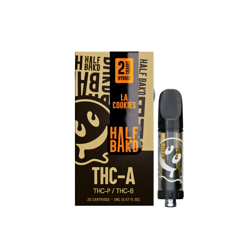 HALF BAKD THCA CARTRIDGE LA COOKIES 2GM|850046357701|Pack Of|5