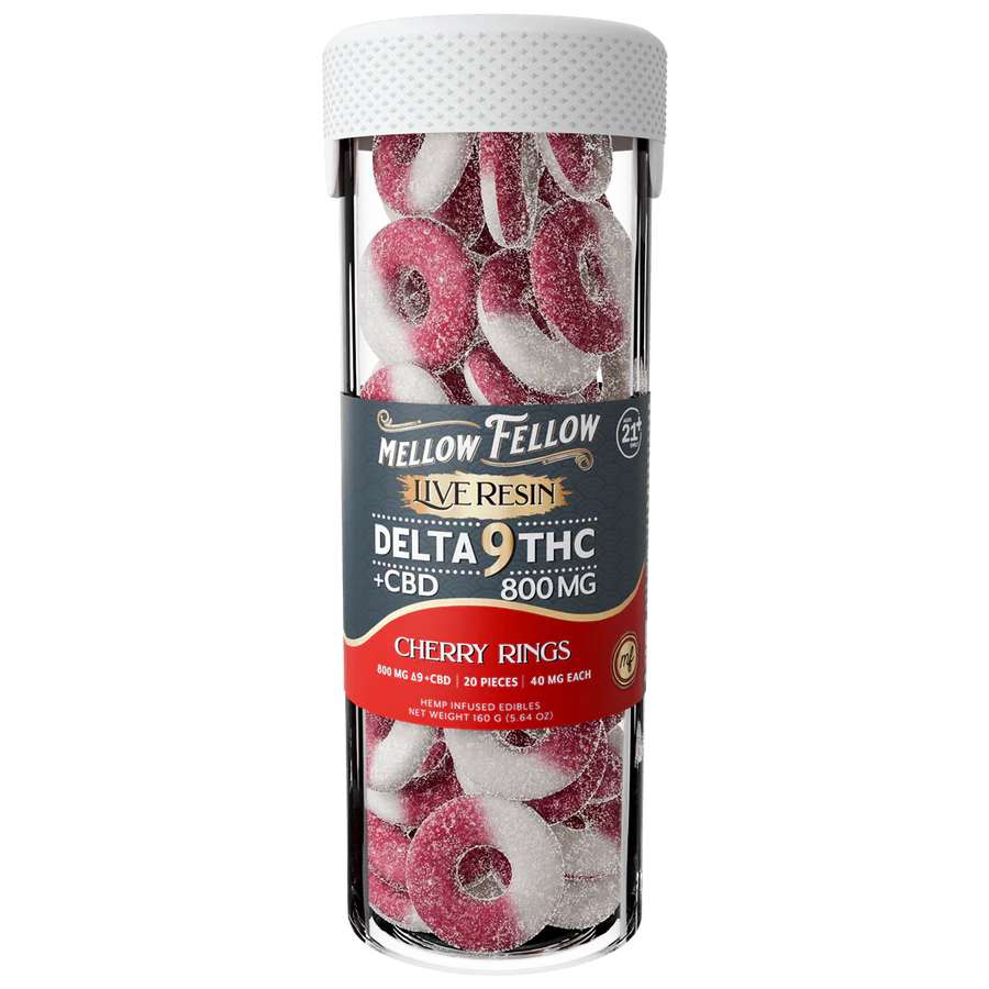 MELLOW FELLOW LR CHERRY RINGS D9 800MG|810121205419|Pack Of|1