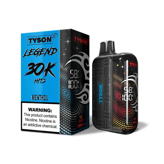 TYSON 2.0 LEGEND MENTHOL 30K|784847575142|Pack Of|5