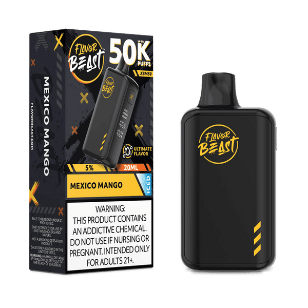 FLAVOR BEAST 50K|FLAVOR BEAST XBM50 MEXICO MANGO 50K|827152235810