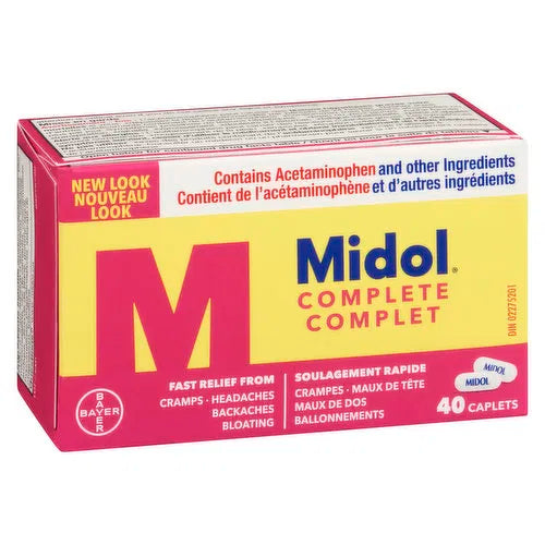Midol Single Pack 12 x 1 12cs|655708118412|Pack Of|12