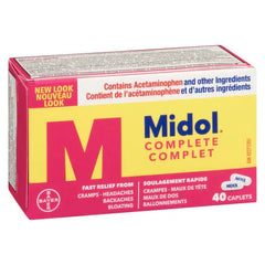 Midol Single Pack 12 x 1 12cs|655708118412|Pack Of|12