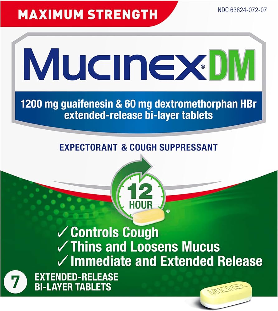 Mucinex DM Single Pack Blister 12 x 1 12cs|655708116500|Pack Of|12