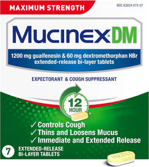 Mucinex DM Single Pack Blister 12 x 1 12cs|655708116500|Pack Of|12