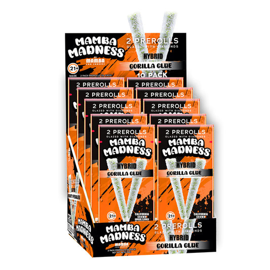 MAMBA MADNES PROLL GLAZED GORILLA GLUE HYBRID 2G|665386435305|Pack Of|10