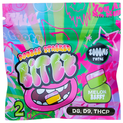 DOUBLE STACKED BITES D9 MELON BERRY GUMY 2000MG