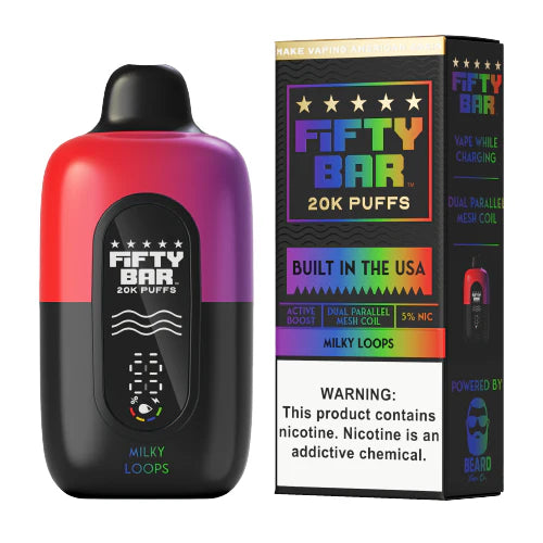 FIFTY BAR MILKY LOOPS 20K|850058810652|Pack Of|5