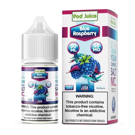 POD JUICE BLUE RASPBERRY 30ML 55MG