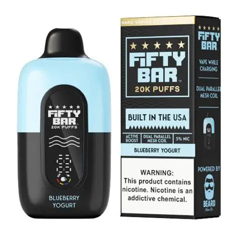 FIFTY BAR BLACK BLUEBERRY YOGURT 20K