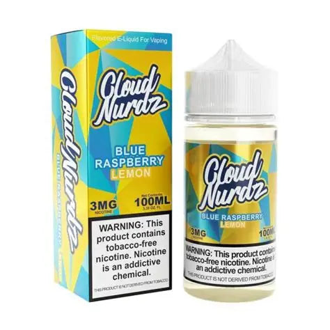 CLOUD NURDZ BLUE RSPBRY LEMON 100ML 3MG