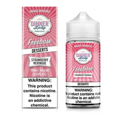 DINNER LADY FREEBASE STRAWBERRY MERINGUE 3MG 100ML