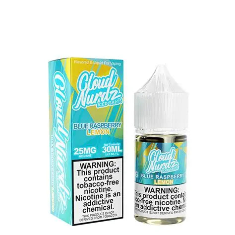 CLOUD NURDZ SALT ICE BLU RSPBRY LMN 30ML 25MG
