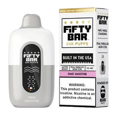 FIFTY BAR WHITE OMG SMOOTHIE 20K