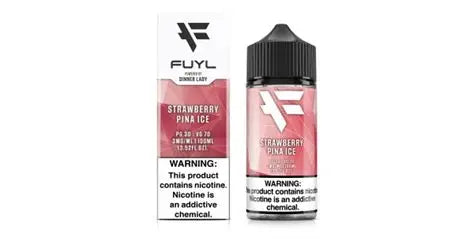 FUYL DINNER LADY STRAWBERRY PINA ICE 3MG 100ML