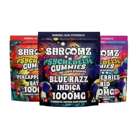 SHROOMZ PSYCHEDELIC THC MIXED BRIS HYB 1000MG