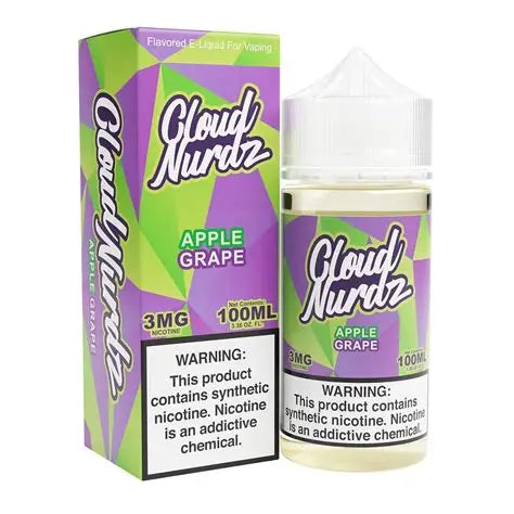 CLOUD NURDZ APPLE GRAPE 100ML 3MG