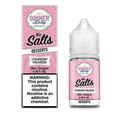 DINNER LADY SALT STRAWBERRY MACAROON 35MG 30ML