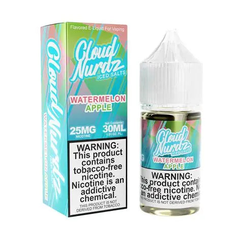 CLOUD NURDZ WTRMLN APPLE ICED 30ML 25MG