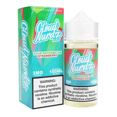 CLOUD NURDZ ICED SOUR WTRMLON STRWBRY 3MG 100ML
