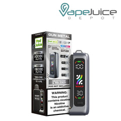 SVOPP POD JUICE GUN METAL BATTERY 30K