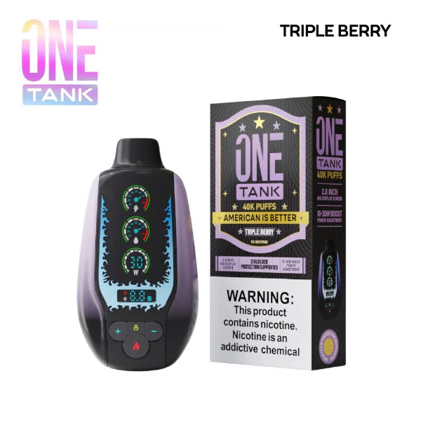 ONE TANK 40K|ONE TANK TRIPLE BERRY 40K|850077376207|Pack of 5