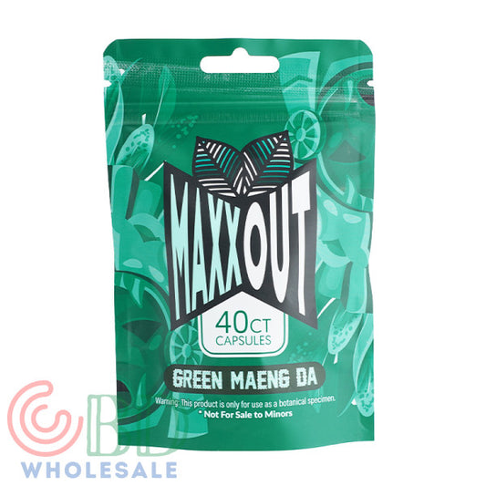 PAIN OUT MAXX KRATOM CAPSULES 40CT GREEN MAENG DA