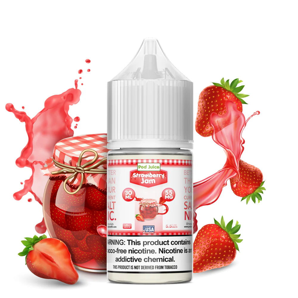 POD JUICE STRAWBERRY JAM 30ML 55MG