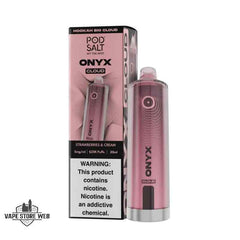 POD SALT ONYX CLOUD STRAWBERRIES AND CREAM 25K|5056598164469|Pack Of|5