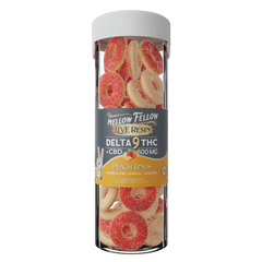 MELLOW FELLOW LR PEACH RINGS D9 800MG|810121205426|Pack Of|6