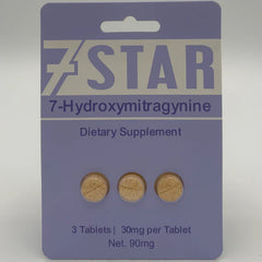 7 STAR HYDROXYMITRAGYNINE PILLS 3CT 30MG