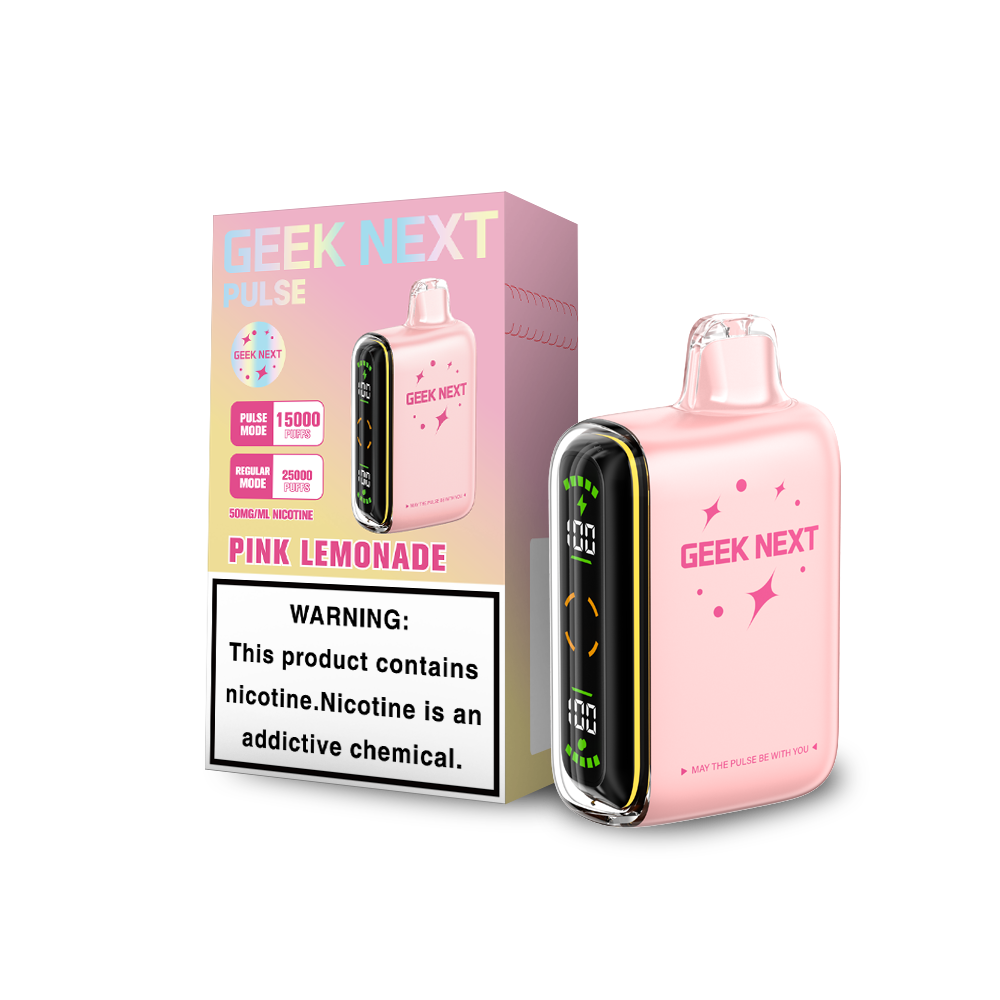 GEEK NEXT PULSE 25K|GEEK NEXT PULSE PINK LEMONADE 25K|6917673166725|Pack of 5