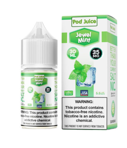 POD JUICE TOBACCO FREE NICOTINE JEWEL MINT 30 ML 35 MG