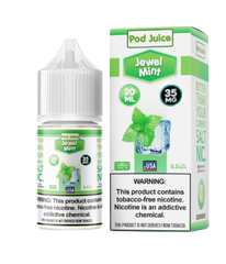 POD JUICE TOBACCO FREE NICOTINE JEWEL MINT 30 ML 35 MG