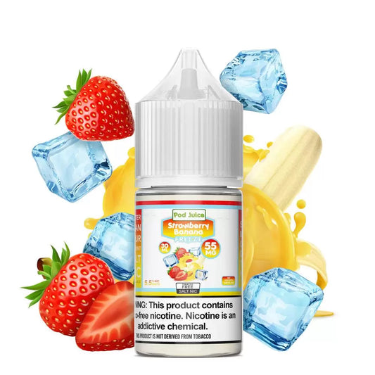 POD JUICE STWBRY BANANA FREEZE 30ML 55MG
