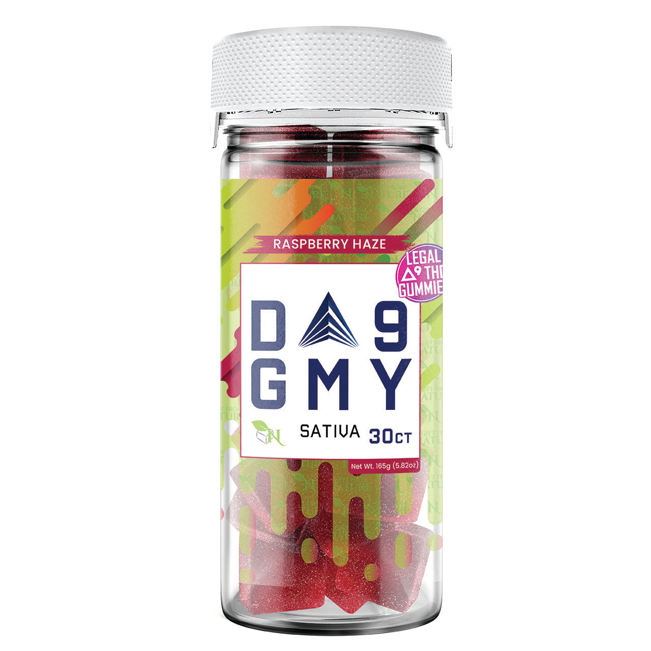 AGFN D9 GUMMY 30CT RASPBERRY HAZE 810MG