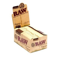 RAW ORGANICE 1/ 1/4 CONNOISSEUR PAPER TIPS 32PK 24CT BOX