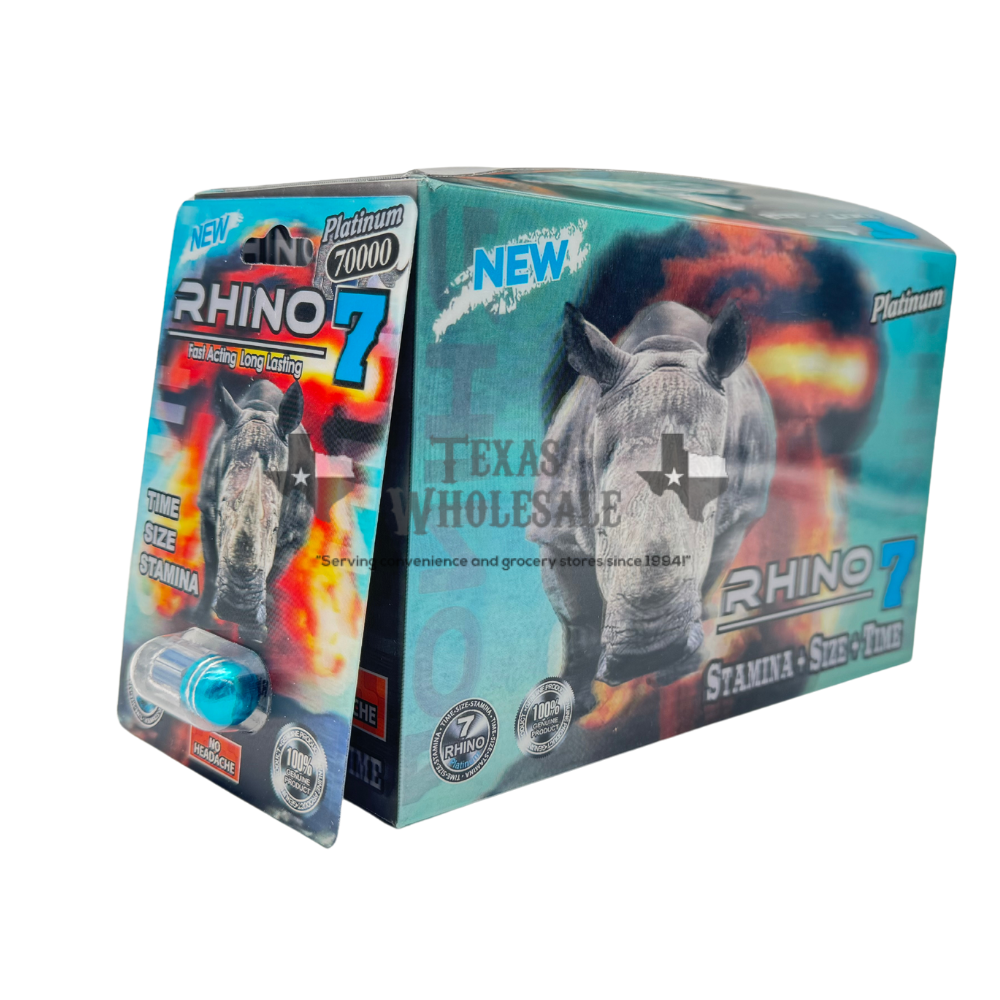 RHINO 7 70000 3D BOX 24CT
