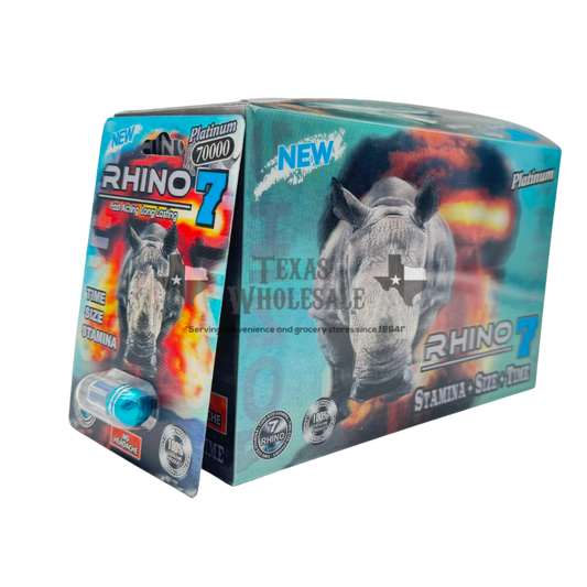 RHINO 7 70000 3D BOX 24CT